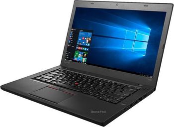 Lenovo ThinkPad T460S 14 inches Laptop, Core i5-6200U 2.3GHz, 8GB RAM, 256GB Solid State Drive, Windows 10 Pro - Black