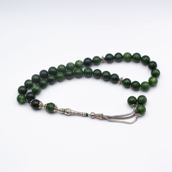 Tasbih Natural Crystal Nephrite Prayer Beads 10mm – 33 beads Misbaha