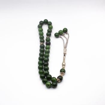 Tasbih Natural Crystal Nephrite Prayer Beads 10mm – 33 beads Misbaha