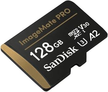 SanDisk Memory Card Micro SD Imagemate Pro With Adapter 200MB/S (SDSQXCD-128G-AWCJA) 128GB