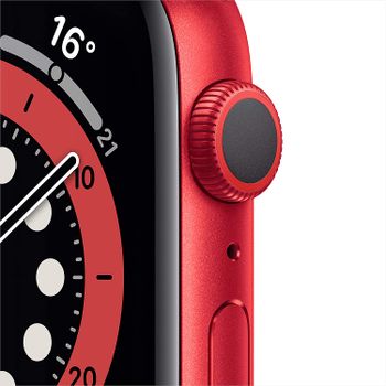 Apple Watch Series 6 GPS 44mm Aluminium Case with red band