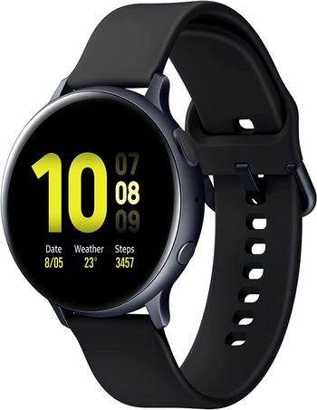 Samsung Galaxy Watch Active 2, 44mm, Aluminum - Aqua Black