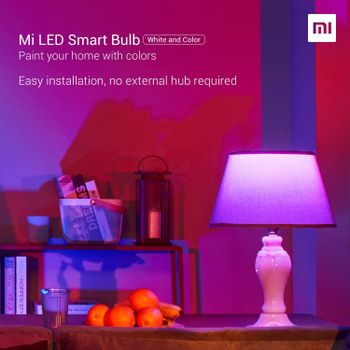 Xiaomi 2PCS MI Smart LED Bulb Colorful 950 Lumens 69W Bulb Voice Control work with Google Alexa assistant