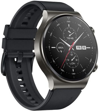 HUAWEI WATCH GT 2 Pro Smartwatch, 1.39" AMOLED HD Touchscreen,46mm,Bluetooth, GPS- Night Black