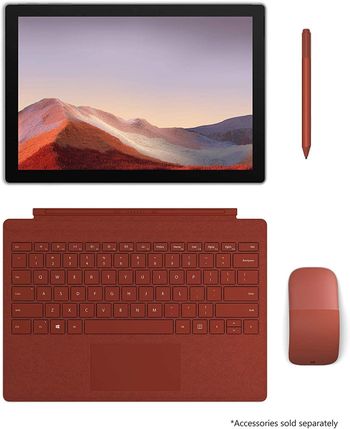 Microsoft Surface Pro 7- 2-in-1 Laptop, Intel Core-i5-10th, 12.3 Inch, 256GB SSD, 8GB RAM, Intel UHD Graphics 620, Windows 10, Without Keyboard, Black