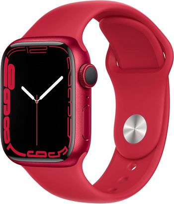 Apple Watch Series 7 41mm GPS + Cellular Aluminum Case Clover Sport Band - Green