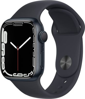 Apple Watch Series 7 (45mm, GPS + Cellular) Midnight Aluminum Case with Midnight Sport Band