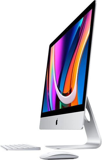 Apple iMac 2020 27 Inches Core i5 3.3GHZ Intel processor 512GB SSD - 8GB RAM - Silver