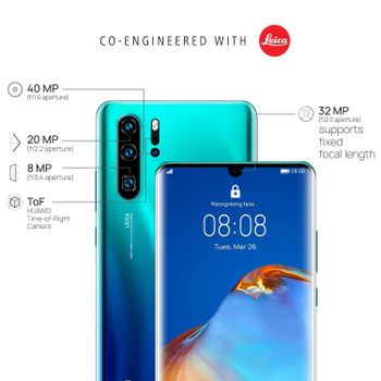 Huawei P30 Pro 4G, Dual Sim, 256GB 8GB Ram - Black