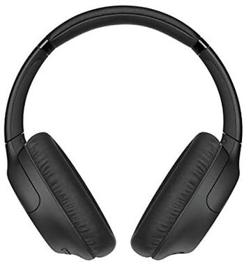 Sony WH-CH710N Noise Cancelling Wireless Headphones : Bluetooth Over The Ear Headset with Mic for Phone-Call, 35 Hours Battery Life, Quick Charge and Google Assitant - Black