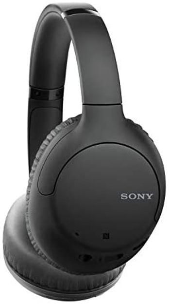 Sony WH-CH710N Noise Cancelling Wireless Headphones : Bluetooth Over The Ear Headset with Mic for Phone-Call, 35 Hours Battery Life, Quick Charge and Google Assitant - Black