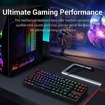 Redragon Redragon K552-RGB KUMARA RGB LED Backlit Mechanical Gaming Keyboard (Black)