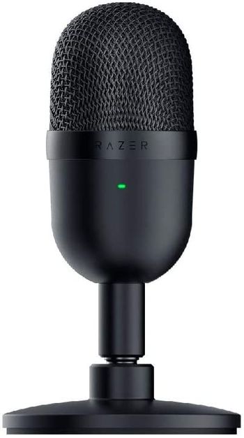 Razer Seiren Mini Ultra Compact Condenser Microphone - Ultra-Precise Supercardioid Pickup Pattern, Professional Recording Quality, Ultra-Compact Build, Shock Resistant - Black