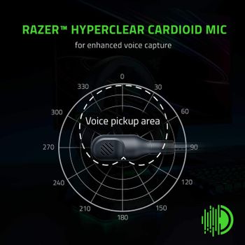 Razer BlackShark V2 X Gaming Headset, 7.1 Surround Sound Capable, 50mm Drivers, Memory Foam Cushion, for PC, PS4, Nintendo Switch, 3.5mm Headphone Jack - Classic Black - RZ04-03240100-R3M1