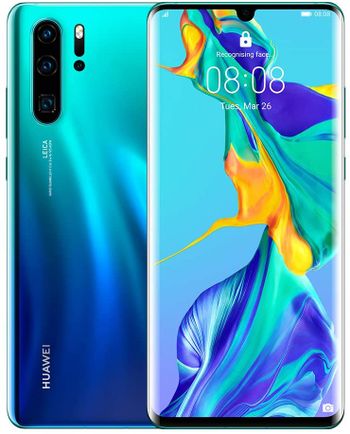 Huawei P30 Pro Single Sim, 6GB Ram 128 GB ROM, Breathing Crystal Light Blue