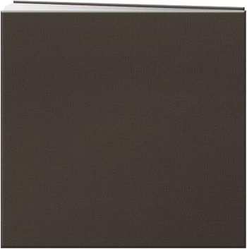 Pioneer 8 Inch by 8 Inch Postbound Fabric Frame Cover Memory Book, Citrus Green