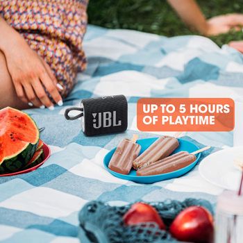 JBL GO3 Portable Bluetooth Speaker Blue