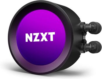 NZXT Kraken X53 RGB 240mm - RL-KRX53-R1 - AIO RGB CPU Liquid Cooler - Rotating Infinity Mirror Design - Improved Pump - Powered By CAM V4 - RGB Connector - Aer RGB V2 120mm Radiator Fans (2 Included)-Multicolor