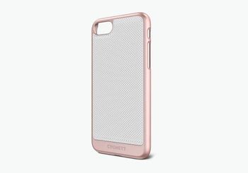 Cygnett UrbanShield line up featuring Slimline, lightweight protective case with metalic frame [Scratch Resistant] - Aluminium and PC/TPU Dual Construction - Compatible iPhone 7/8/SE 2020 - Rose Gold