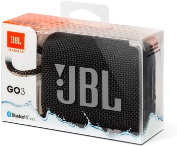 JBL Go 3 portable Waterproof Speaker-Black