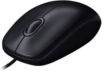 Logitech M90 Wired USB Mouse, 1000 DPI Optical Tracking, Ambidextrous PC / Mac / Laptop -One -Size Black