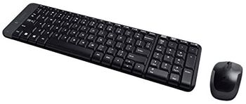 Logitech Wireless Combo Mk220 With Keyboard And Mouse /One Size/Black