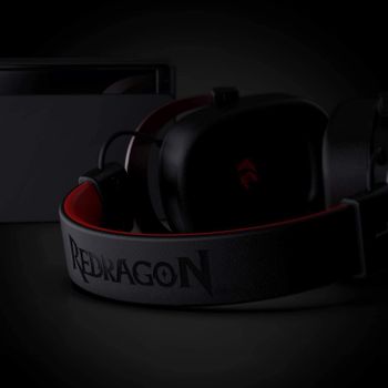 Redragon H510 Zeus Wired Gaming Headset - 7.1 Surround Sound - Memory Foam Ear Pads - 53MM Drivers - Detachable Microphone - Multi Platforms Headphone - Works with PC, PS4/3 & Xbox One/Series X, NS