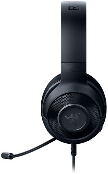 Razer Kraken X: 7.1 Surround Sound Gaming Headset with Cross-Platform Compatibility, Ultra-Light Ergonomic Build at 250 g - Classic Black