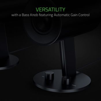 Razer Nommo 2.0 PC Speakers with Full Range Sound - RZ05-02450100-R3W1, Black