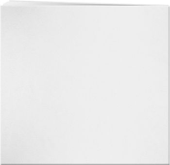 Pioneer Photo Albums MB-10 Post Bound Leatherette Cover Memory Book, 12 by 12-Inch, Bright White