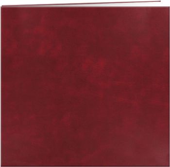 Pioneer Photo Albums MB-10 Post Bound Leatherette Cover Memory Book, 12 by 12-Inch, Bright White