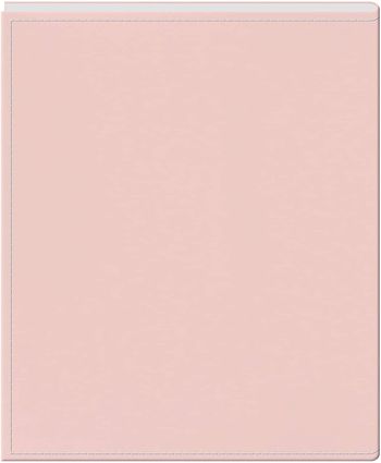 Pioneer BMB-46BP Metal Button "Baby" Sewn Leatherette Cover Brag Album, Baby Pink