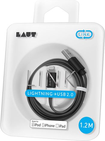 Laut Link 1.2 Meter USB Cable - Black