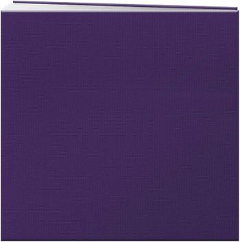 Pioneer 12-Inch by 12-Inch Book Cloth Cover Postbound Album with Window, Cobalt Blue