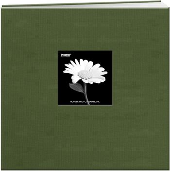 Pioneer MB88CB-FN/MT Book Cloth Cover Post Bound Album, 8 by 8-Inch, Majestic Teal ( Green and Blue )