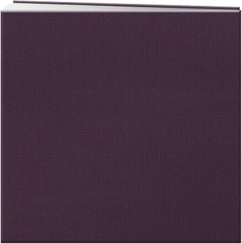 Pioneer 12-Inch by 12-Inch Book Cloth Cover Postbound Album with Window, Cobalt Blue