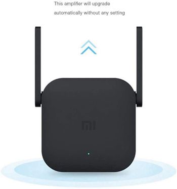 Xiaomi Pro 300Mbps Wifi Repeater Wi-Fi Range Extender Wifi Amplificador APP Control - أسود