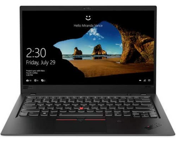 Lenovo ThinkPad X1 Carbon Laptop Intel Core i7 8th Gen, 8GB RAM, 256GB SSD, 14-Inches, Intel HD Graphics, Win - Black.