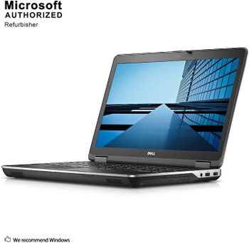 Dell Latitude E6540 15.6- " Notebook Intel Core i5-4th Generation, 4GB RAM, 500GB HDD, DVDRW, WLAN, Bluetooth, Webcam, Intel Graphics, ENG KB, Windows - Black/Silver