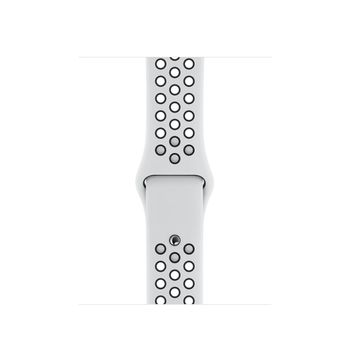 Apple Watch Nike Series 5 (44mm, GPS)- Silver Aluminum Case with Pure Platinum Black Nike Sport Band