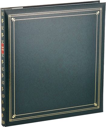 Pioneer MP-300/HG 300 Pocket 3.5 X 5 Memo Photo Album, Hunter Green