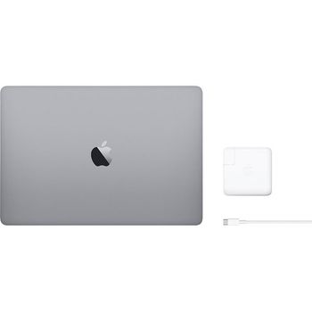 Apple MacBook Pro 2018 A1989 (13 بوصة ، Intel Core i7-2.7Ghz ، 16 جيجا بايت ، 512 جيجا بايت SSD ، Touch Bar ،) ، لوحة مفاتيح إنجليزية ، رمادي فلكي