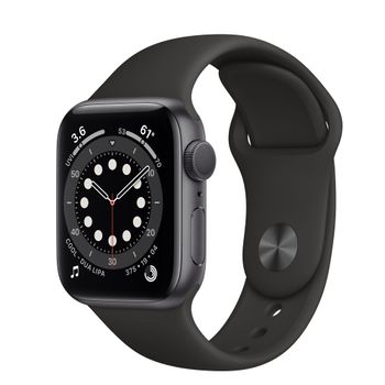 Apple Watch Series 6 (GPS - 40mm)  Space Grey Aluminum Case with Black Sport Band