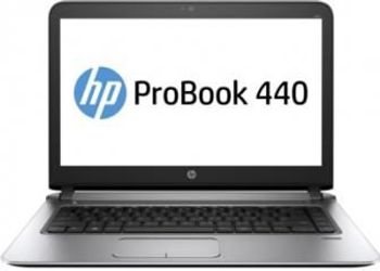 HP ProBook 440 G3, Intel Core i3 6th Generation, 14″ Display, 4GB RAM, 128GB SSD, Windows, Black