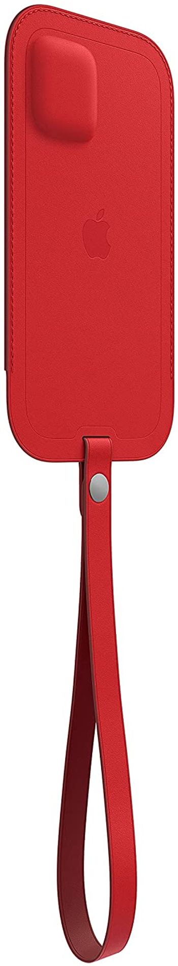 Apple Leather Sleeve with MagSafe (for iPhone 12 mini) - (PRODUCT) - Red