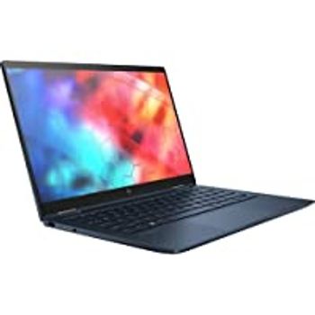 HP Elite Dragonfly FHD, Touch screen 13.3 inches LED Convertible Ultrabook - Intel i7-8565u , 1.8GHz, 16GB RAM, 512GB SSD, Intel UHD Graphics 620, Windows 10 Pro -  Eng/Arabic Keyboard Blue