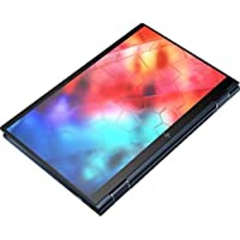 HP Elite Dragonfly FHD, Touch screen 13.3 inches LED Convertible Ultrabook - Intel i7-8565u , 1.8GHz, 16GB RAM, 512GB SSD, Intel UHD Graphics 620, Windows 10 Pro -  Eng/Arabic Keyboard Blue