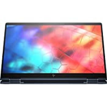 HP Elite Dragonfly FHD, Touch screen 13.3 inches LED Convertible Ultrabook - Intel i7-8565u , 1.8GHz, 16GB RAM, 512GB SSD, Intel UHD Graphics 620, Windows 10 Pro -  Eng/Arabic Keyboard Blue