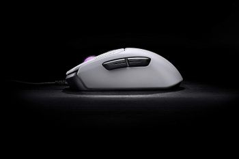 Roccat Kain 122 AIMO RGB Gaming Maus (16.000 Dpi Owl-Eye Sensor, 89G leicht, Titan Click Technologie) - White