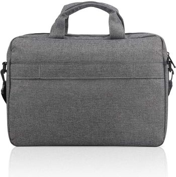 Lenovo T210 Casual Toploader Bag for 15.6 Inch Laptops, Water Repellent Clamshell Case - Grey